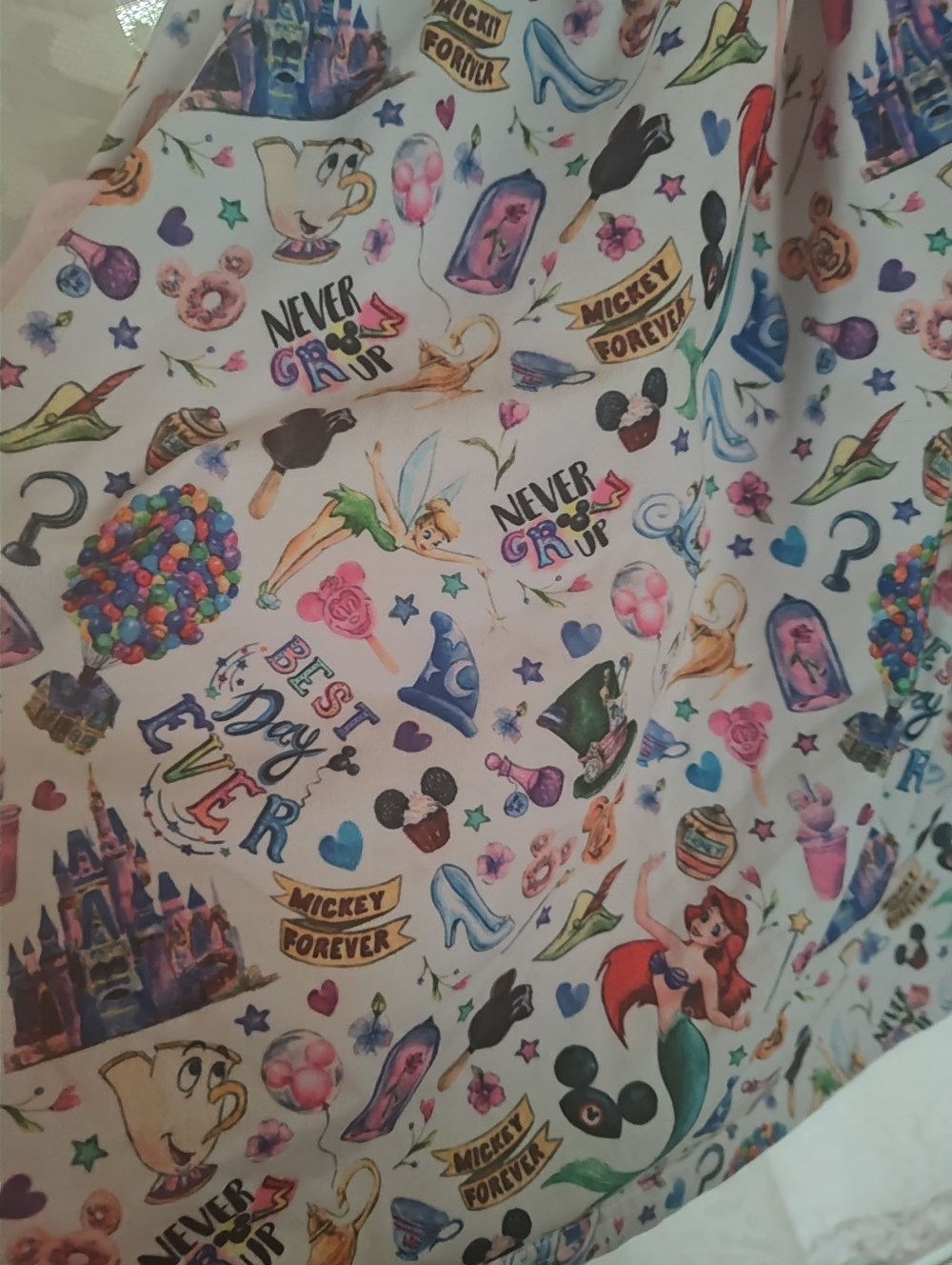 Disney Print Sleeveless Dress - Picture 4 of 5